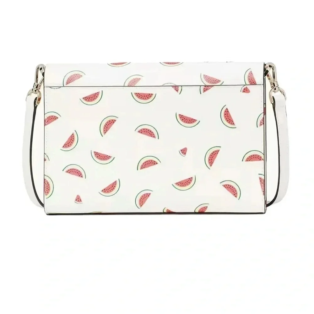 Kate Spade Staci Carson Convertible Watermelon Party Crossbody Cream Multi NWT